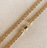 Classic Rope Necklace Water Resistant