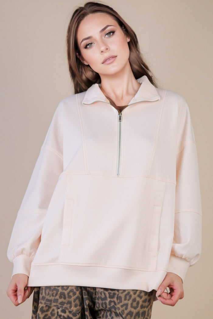 Estelle Half Zip Pullover