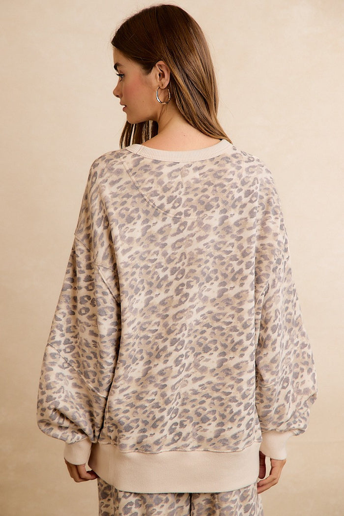 Willow Leopard Sweatshirt