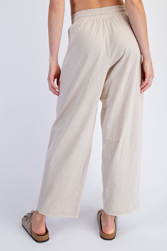Slub Barrel Pant