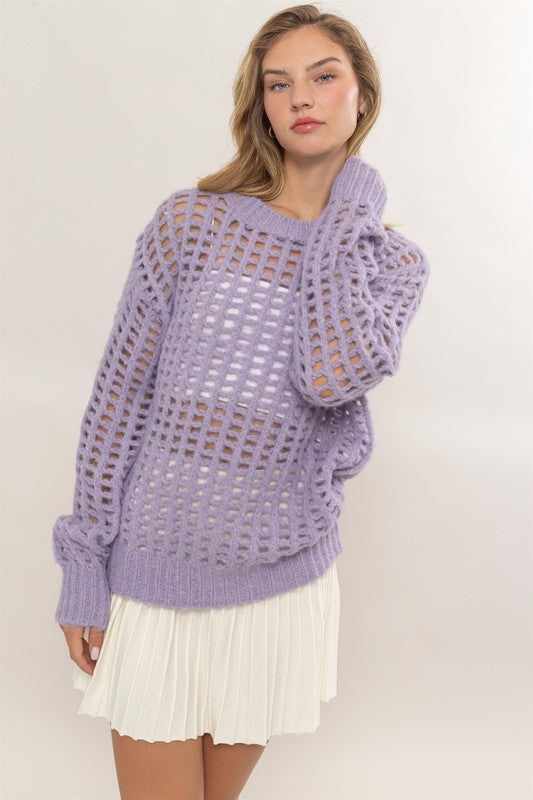Open Stitch Sweater - SALE
