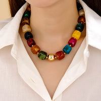 Fall Chunky Bead Necklace