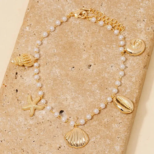 Shell Charm Bracelet