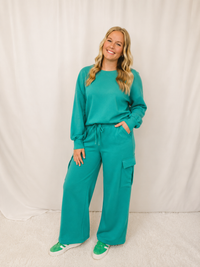 Turq. Cargo Pant SET