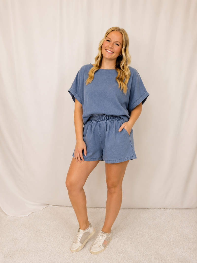 Denim Short SET