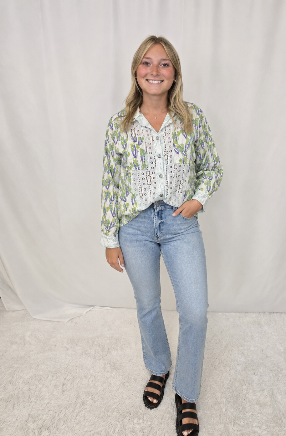 Bloom & Lace Blouse