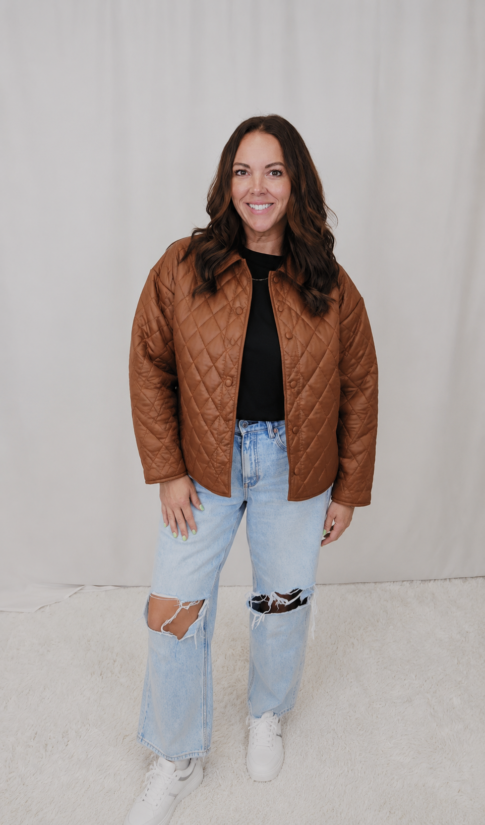 Bethany Brown Quilted Jacket