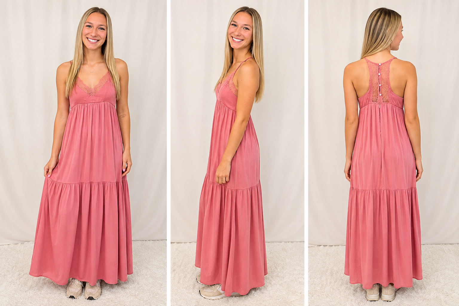 Rosewood Lace Dress