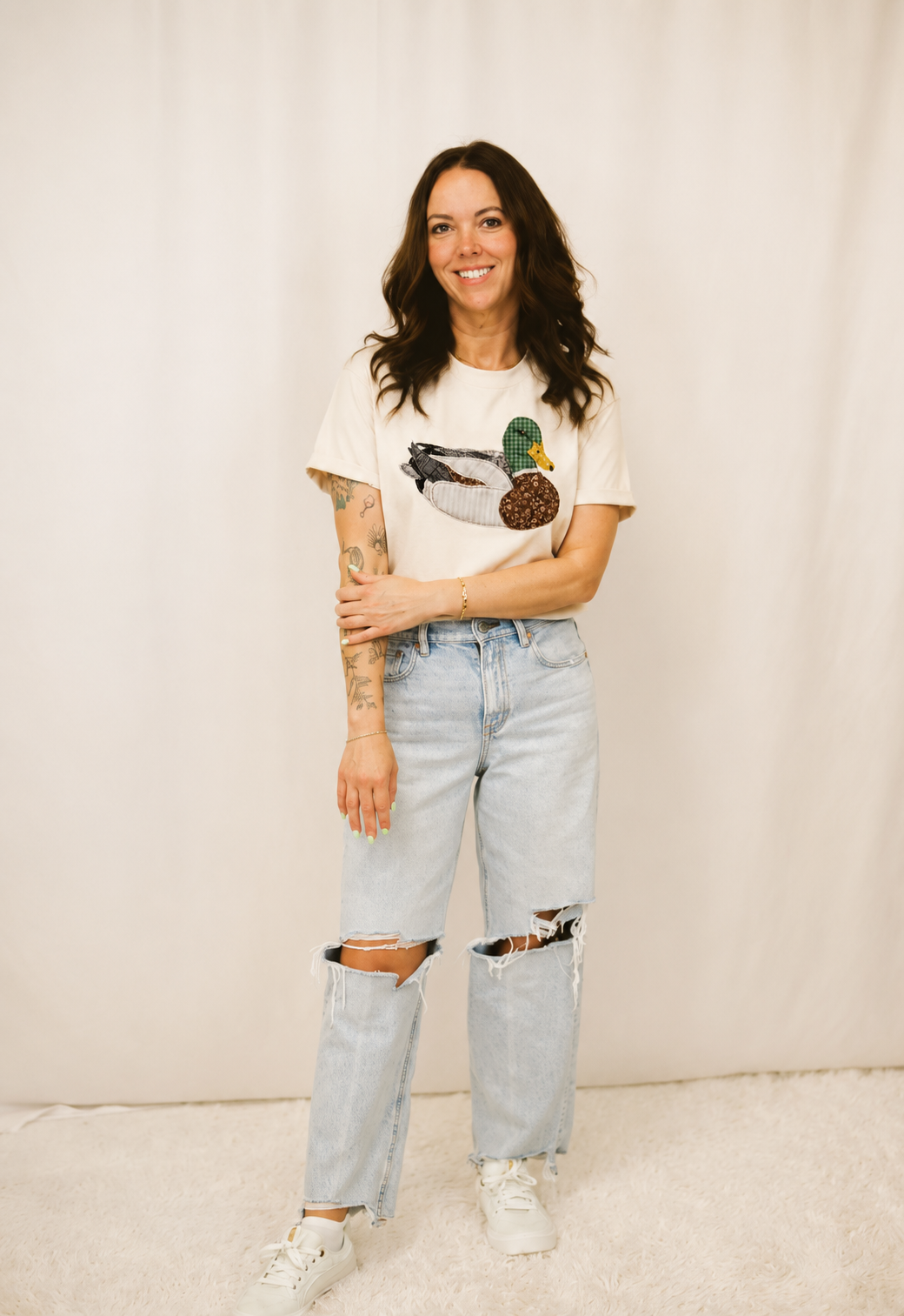 Patchwork Mallard Tee