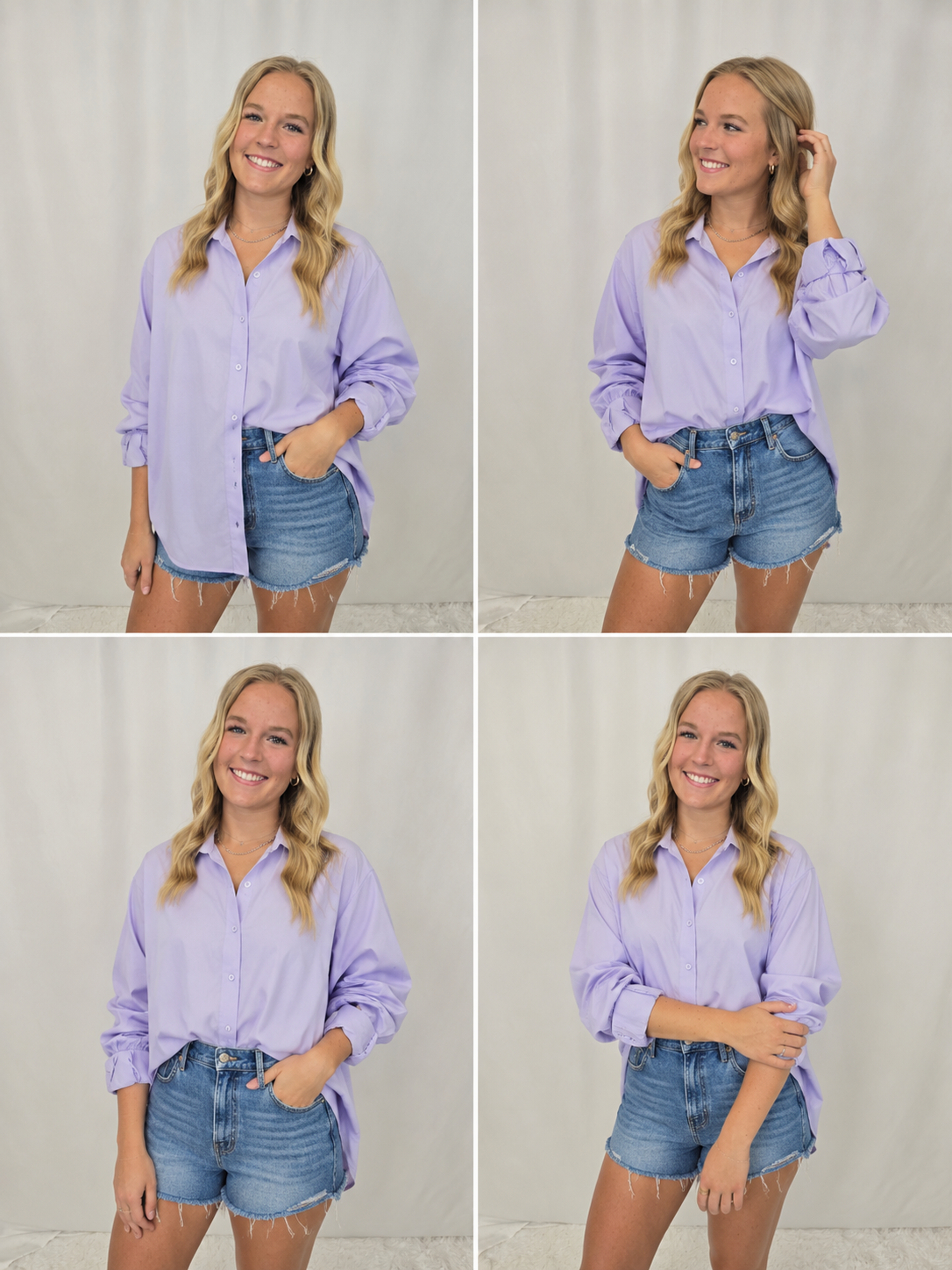 Voile Button Down Shirt