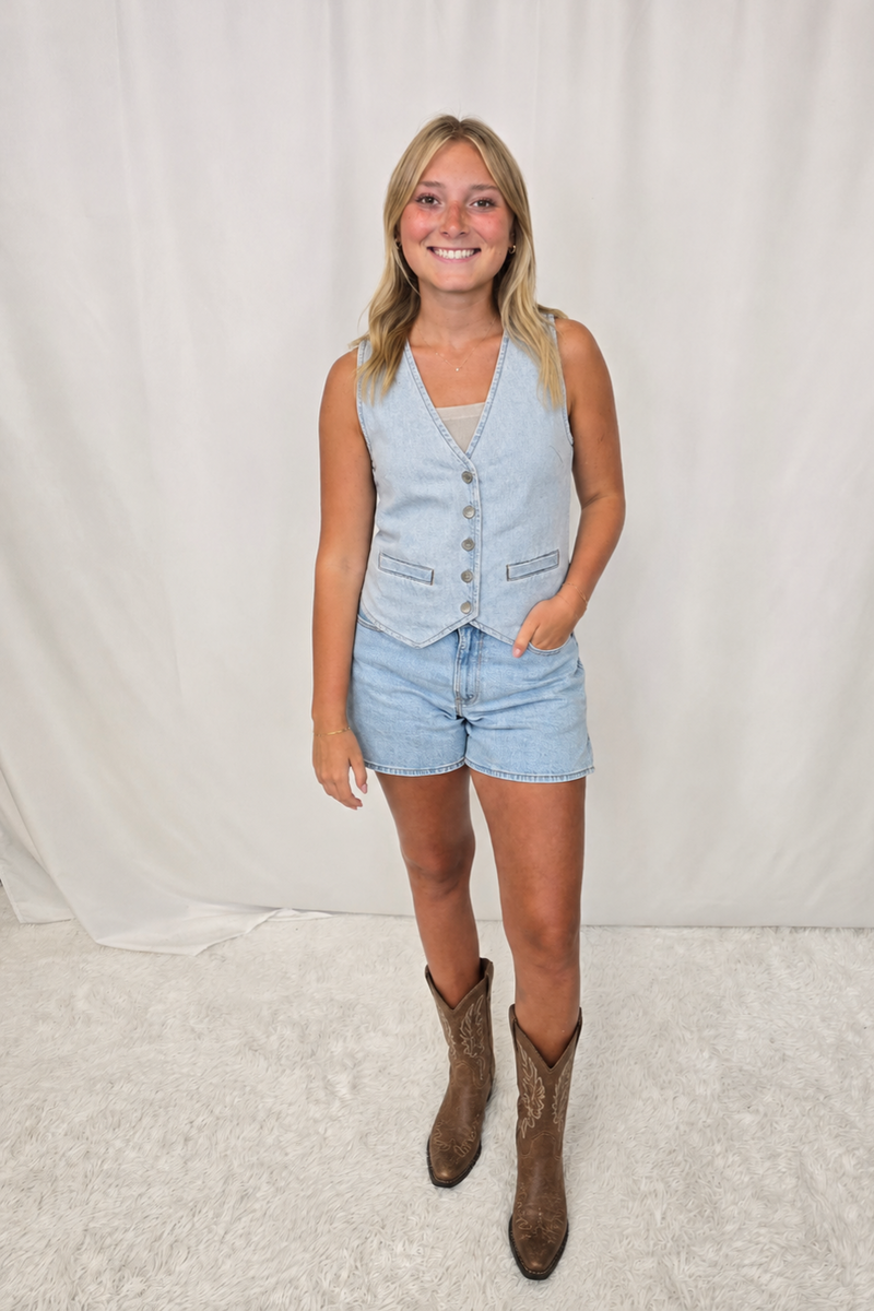 Luna Denim Vest