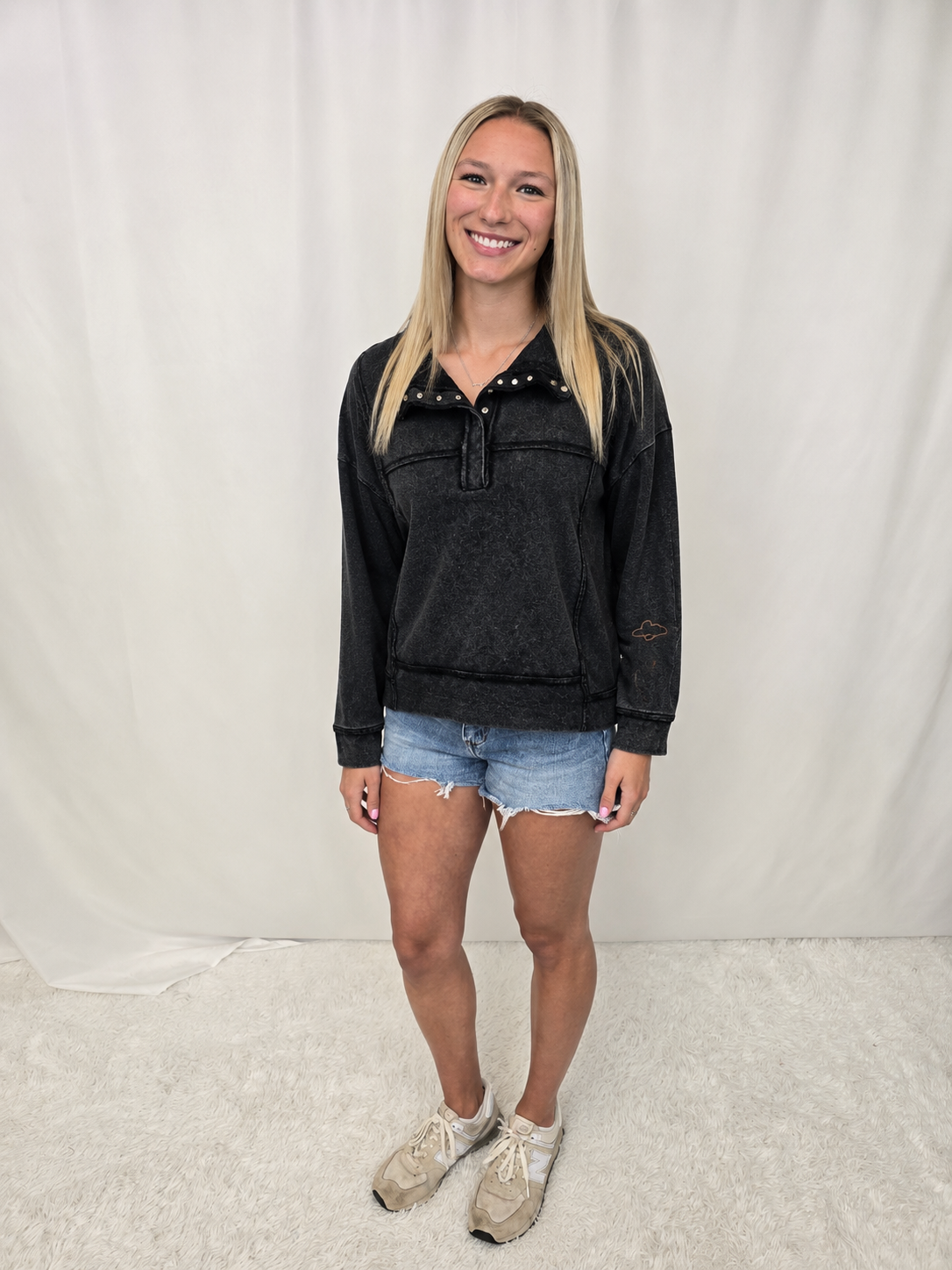 Mandy Half Button