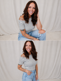 Tinsley Twist Stripe Top