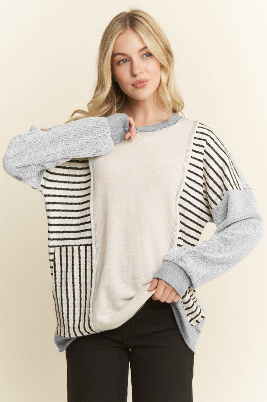 Lisa Knit Stripe Top