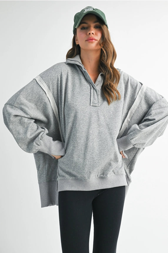 Tamika Henley Sweatshirt