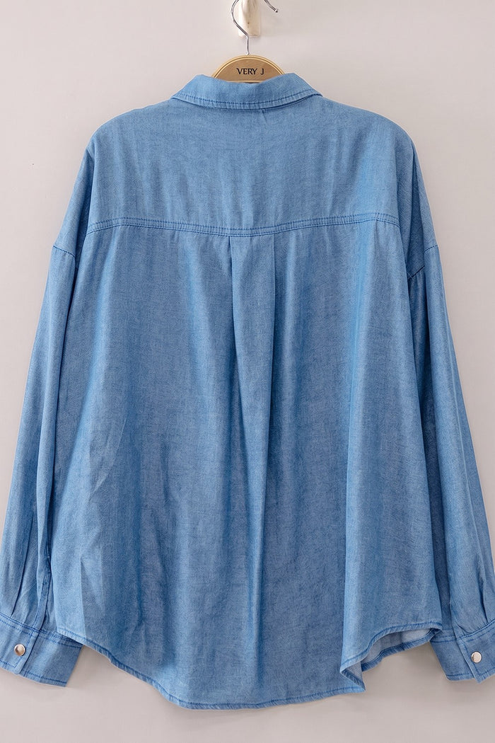 Jaslyn Denim Blouse