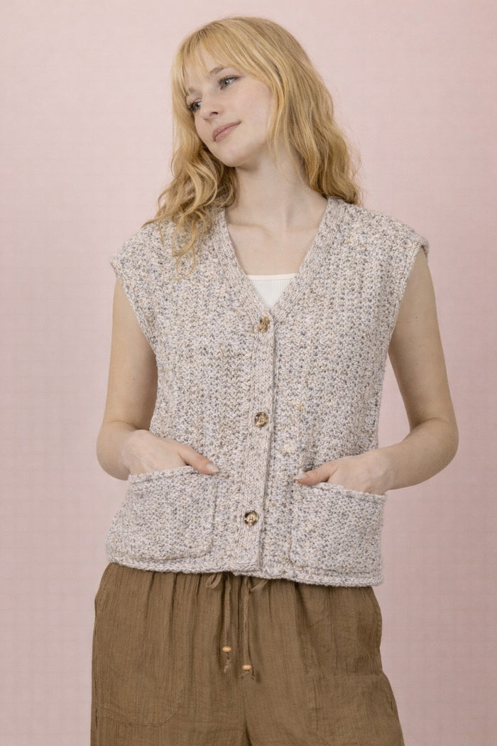 Briar Button Vest