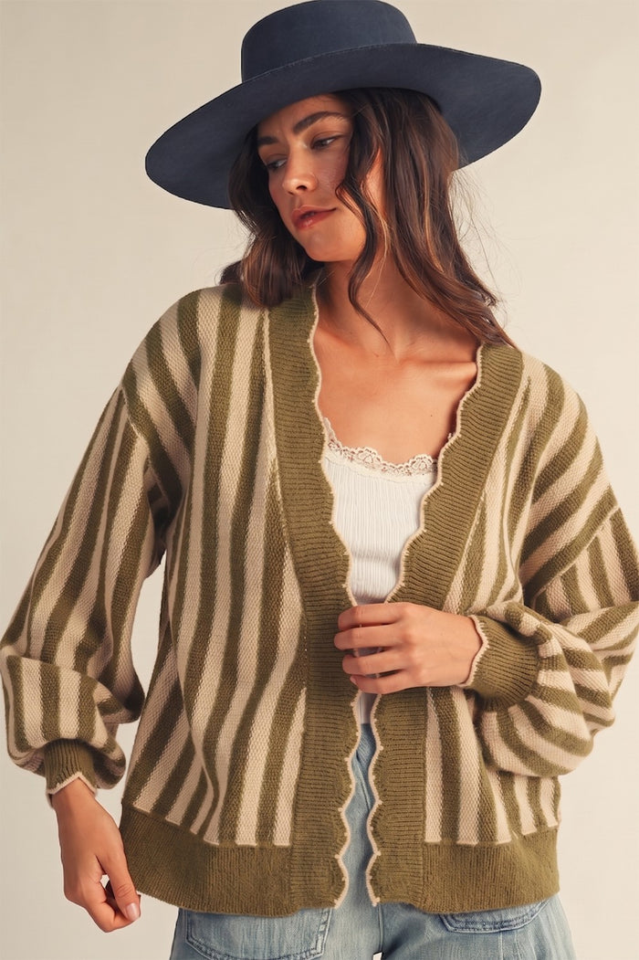 Oakley Scallop Cardigan