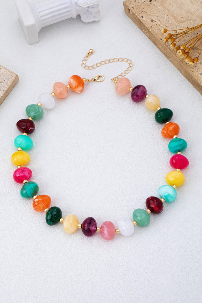 Pebble Colorful Necklace