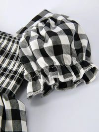 Plaid Smocked SET
