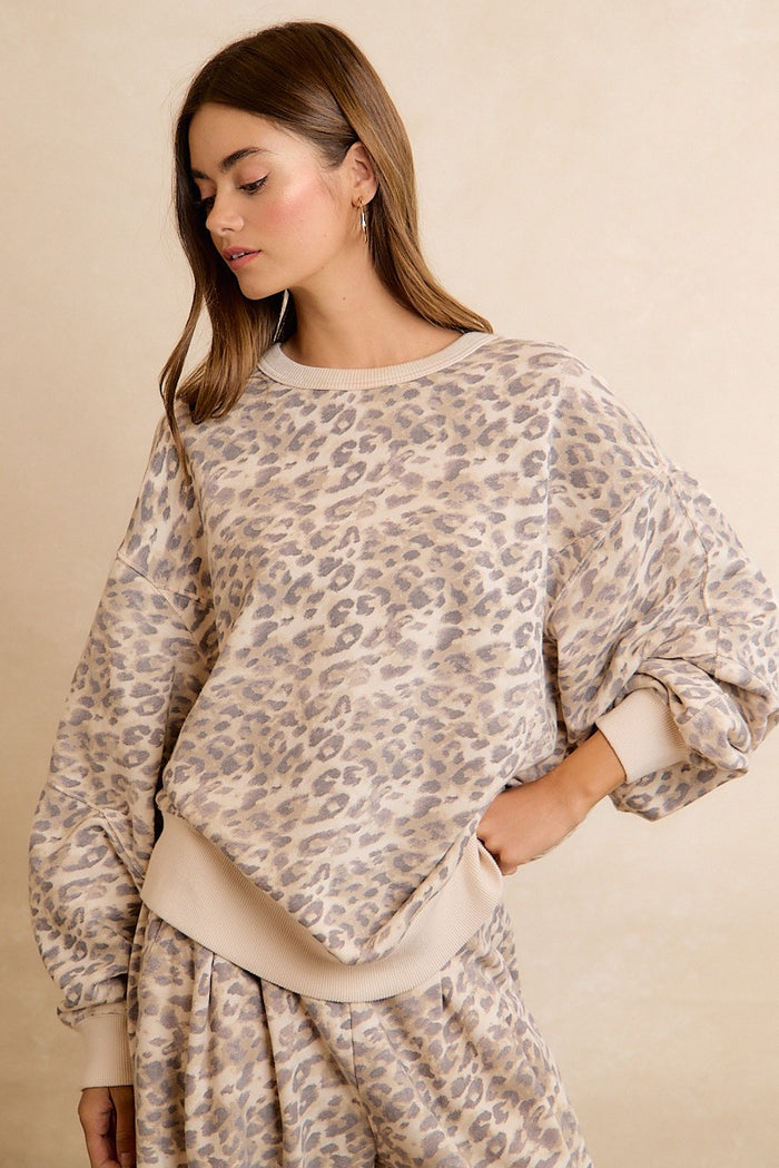 Willow Leopard Sweatshirt
