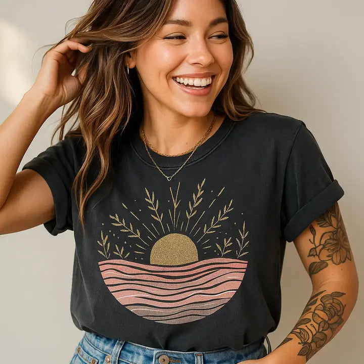 Coastal Sunset Tee
