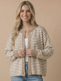 Rowan Striped Cardigan