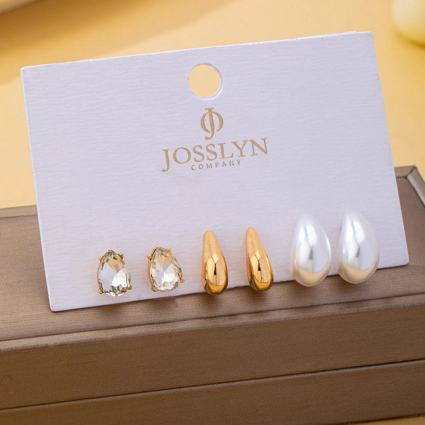 Tear Drop Earring SET