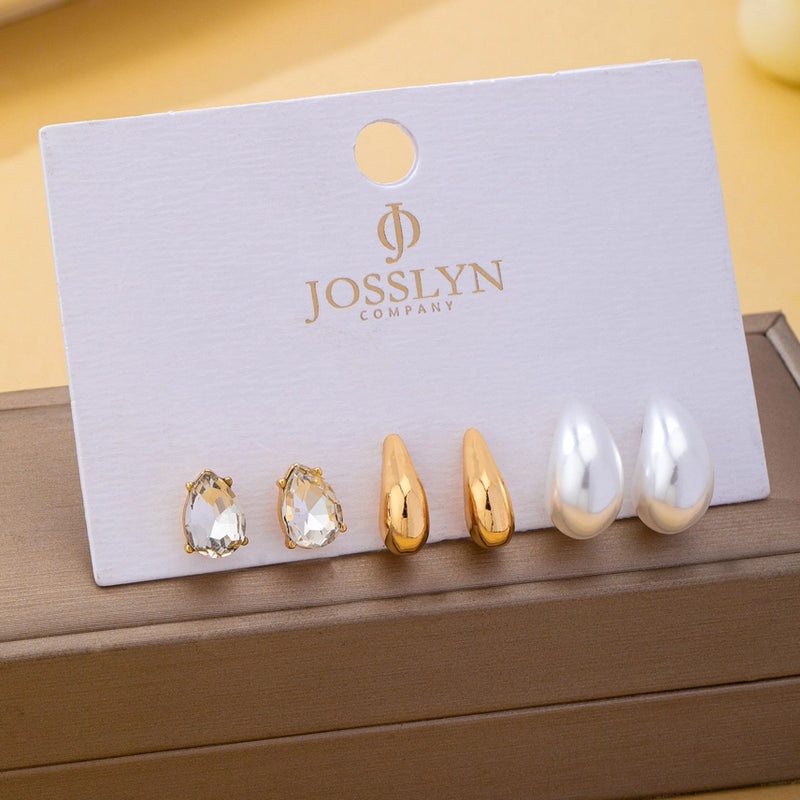 Tear Drop Earring SET