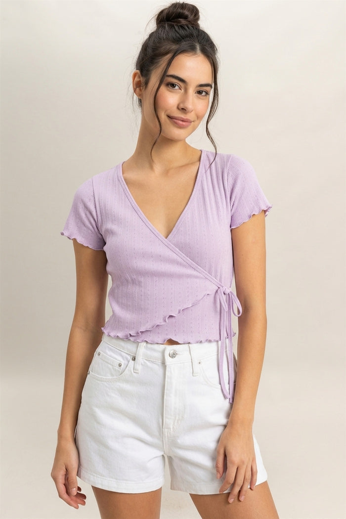 Lia Lavender Top