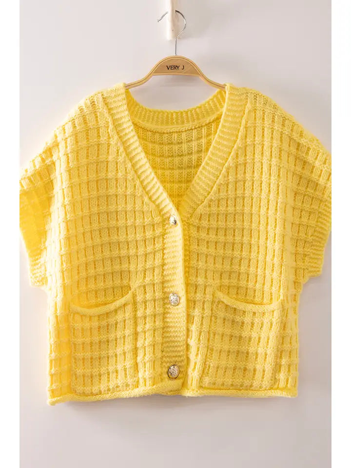 Yasmine Waffle Top