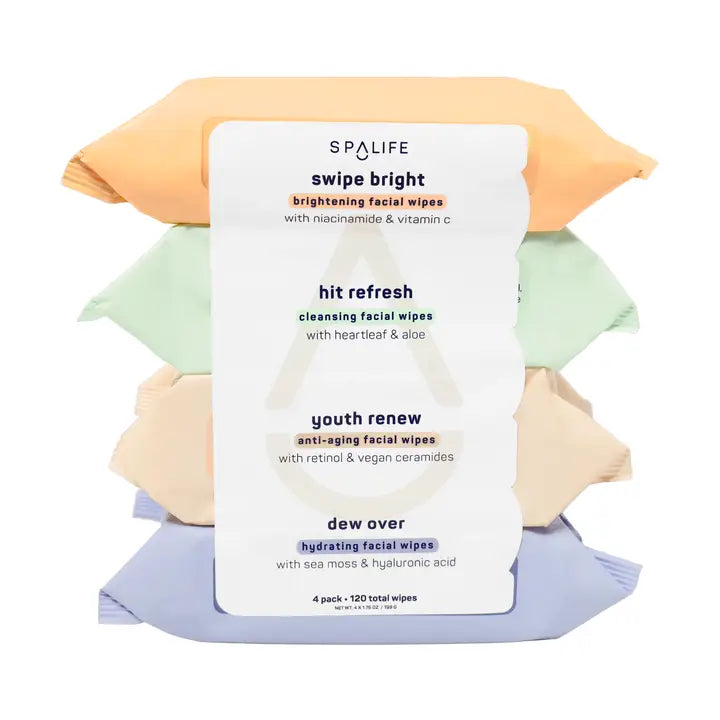 Makeup Remover Facial Wipes Multi-Pack - 4 Pk